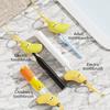 Banana Toothbrush Head Protective Cover With Toothpaste Compartment Toothbrush Dust Clamp Portable Travel Style Storage Box