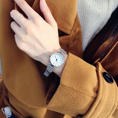 Reloj de Cuarzo para Mujer Movimiento Reloj de Pulsera con Esfera Circular Correa de Aleación Reloj Analógico Retro para Mujer para Uso Diario Casual Trabajo Fecha