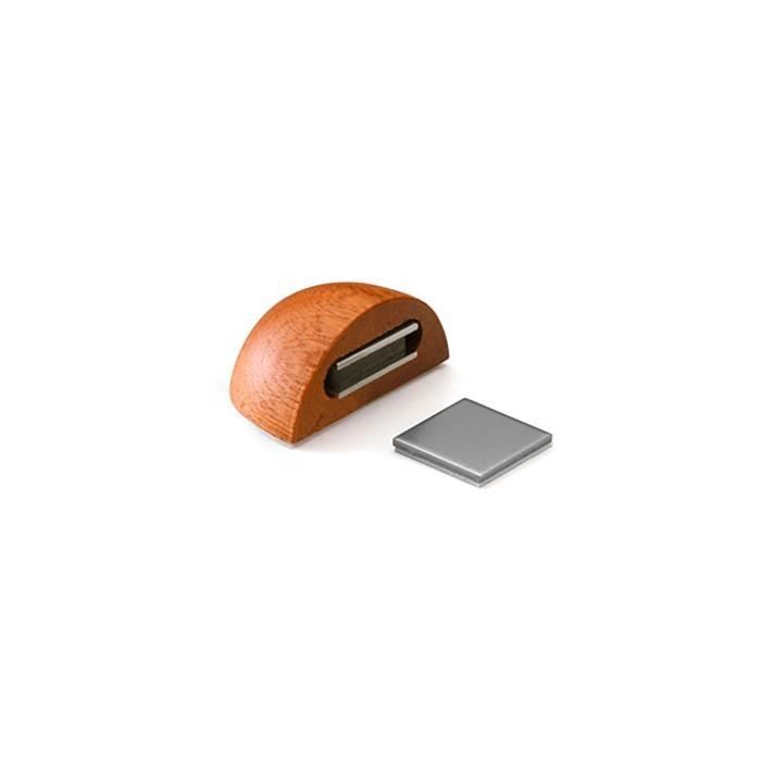 Butee De Porte Magnetique Bois Adhesive Sapelli (BLISTER) Inofix
