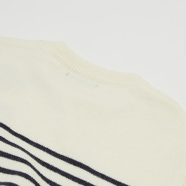 LAP Love Lettering Striped Knit Ar1Kh120