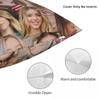 Sydney Sweeney American Actress Photo Pillow Cover Cushion Cover Square Pillow Case Pillowcases For Sofa Bedroom Home Decor
