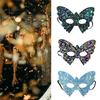 Masque de Mascarade pour Femmes Paillettes Brillantes Masque Papillon Masque de Fête Princesse Joli-Venise Masque Demi-Visage Masque d'Halloween