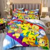 Cette Anime Pokemon Collections de Linge de LitPikachu Housse de Couette Collection EnfantsDécoration de ChambreAvec Taie d'OreillerPlusieurs Tailles