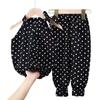 Girls' Summer Polka Dot Sleeveless Outfit Set - Black and White