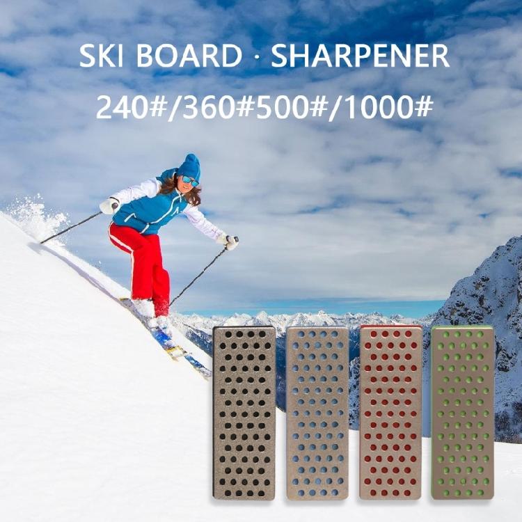 Ski Snowboard Stone Set, 4Pcs Ski Edges Sharpener Edges Files Snowboard Whetstone Stone File Edges Polishing Tool Set