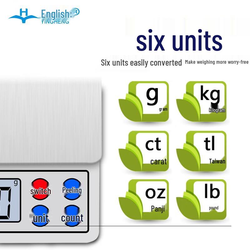 Yingheng Mini Digital Kitchen Scale (CN version)