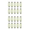 20 PCS 16 Torpedo Car Bulb LED SMD 3528 42 Mm - White