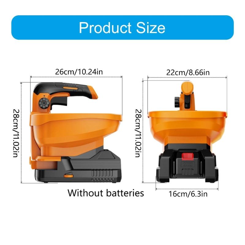 Cordless Battery Operated (Not Included) Seeder And Handheld Spreader For 18V Efficient Seeder Sowing Machine
