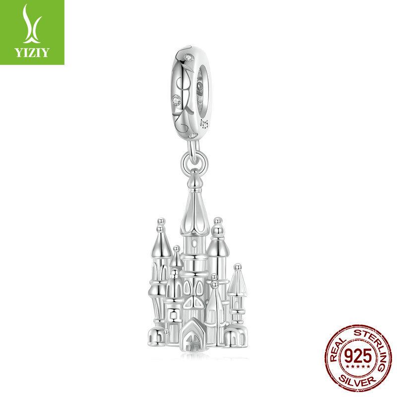 Magic Series Castle Diy Bracelet Beaded Accessories, Fairy Tale S925 Sterling Silver Pendant