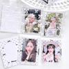 50Pcs/Pack Clear Photocard Sleeves Self-Adhesive Card Cover Idol Photo Packaging Bag Self Sealing Bag Gift Card Protector