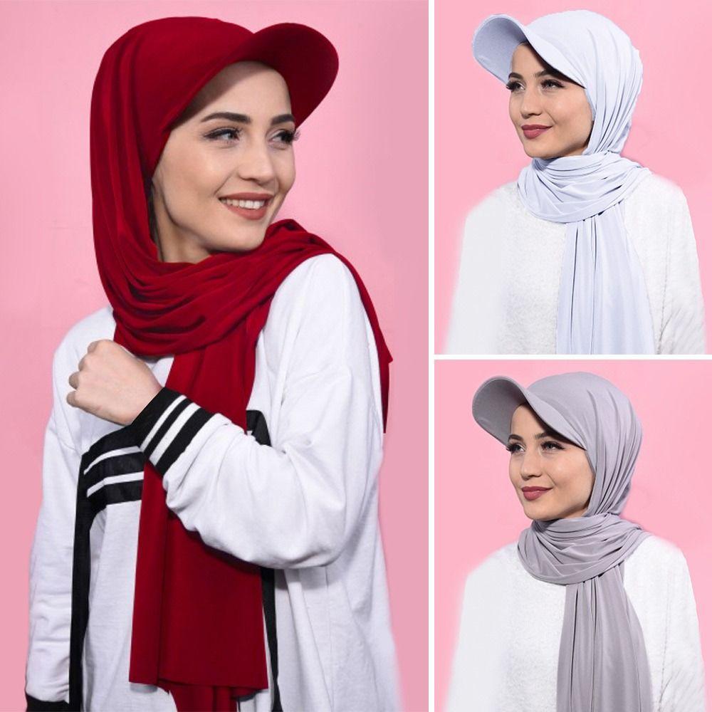 Turban Shawl Design Sun Hat Breathable Headscarf Cap Fashion Turban Hijab  Women