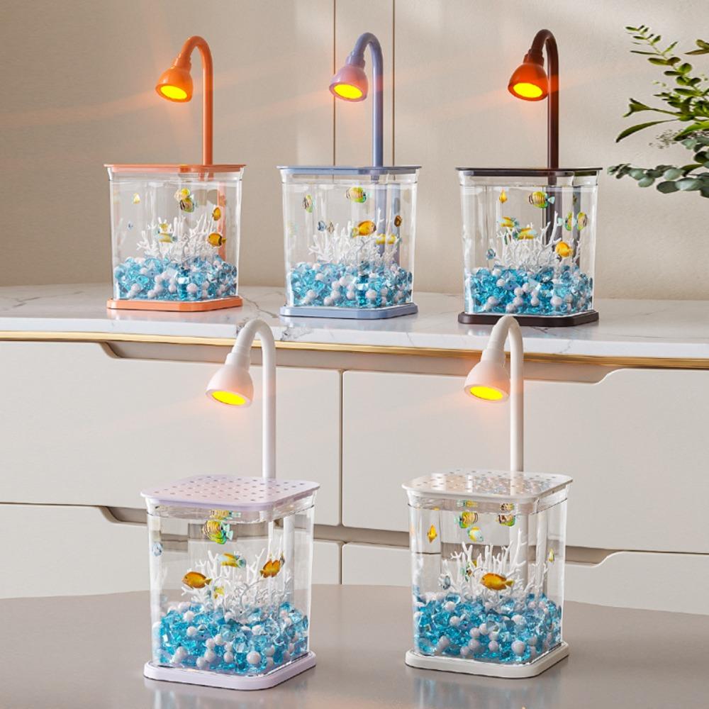 Creative Ecological Aquarium Kit Landscape Desktop Ornamental Fish Tank  Home Office Decoration