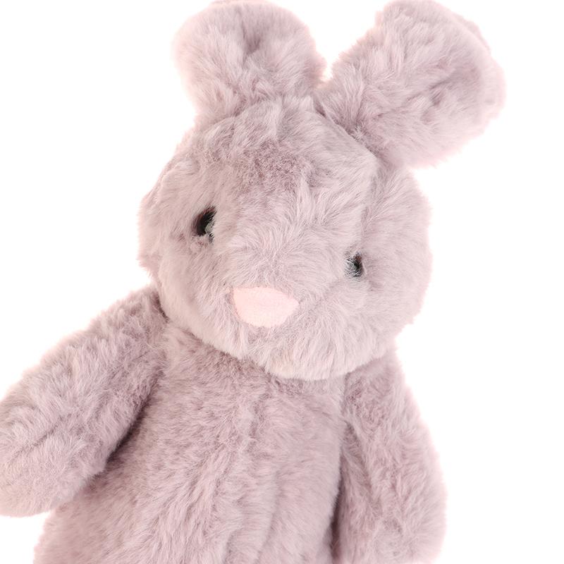 1Pc Cute Rabbit Shape Plush Pencil Case Plush Animal Stuffed Toy Stationery Pouch Makeup Bag Storage Bag School Supplies