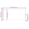 Retractable Side Awning 120 x 300 cm Black