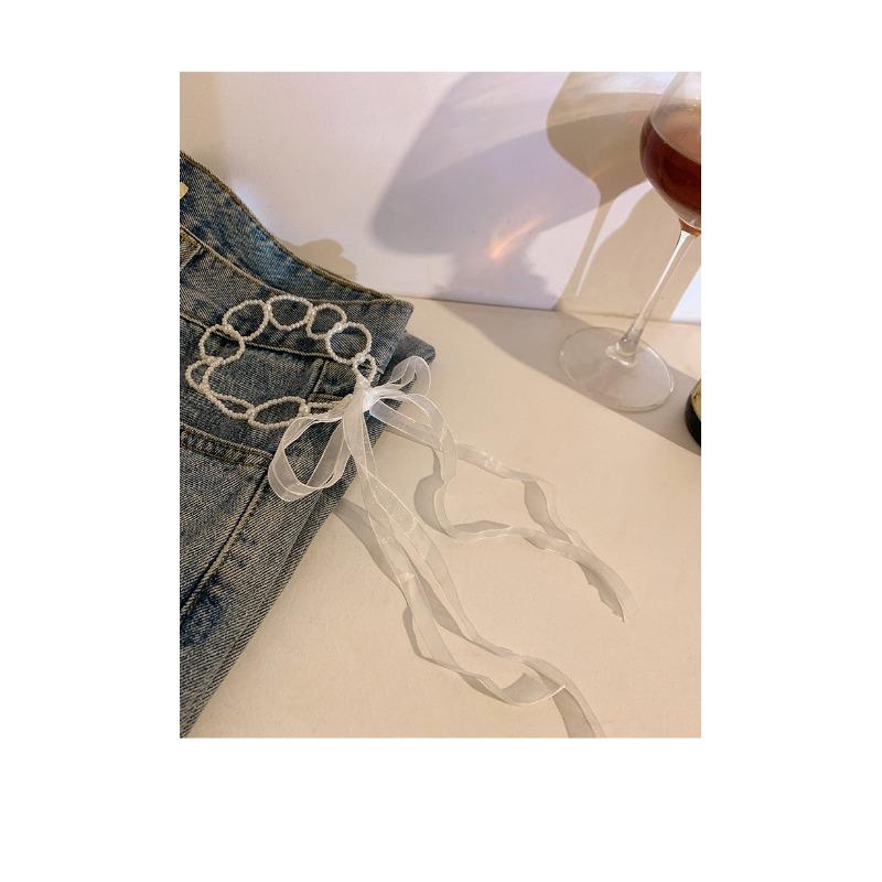 Супер-фея белая кружевная хрустально-жемчужная повязка на голову женская для прически Мори-сладкая лента французская лента повязка на голову головной убор