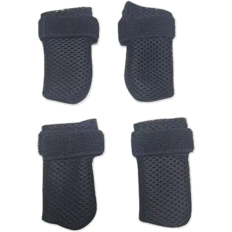J1UL1N 4 PCS Cat Mittens To Prevent Scratching,Adjustable Dog Booties To Prevent Scratching, For Bathing,Feeding Nailtrimming