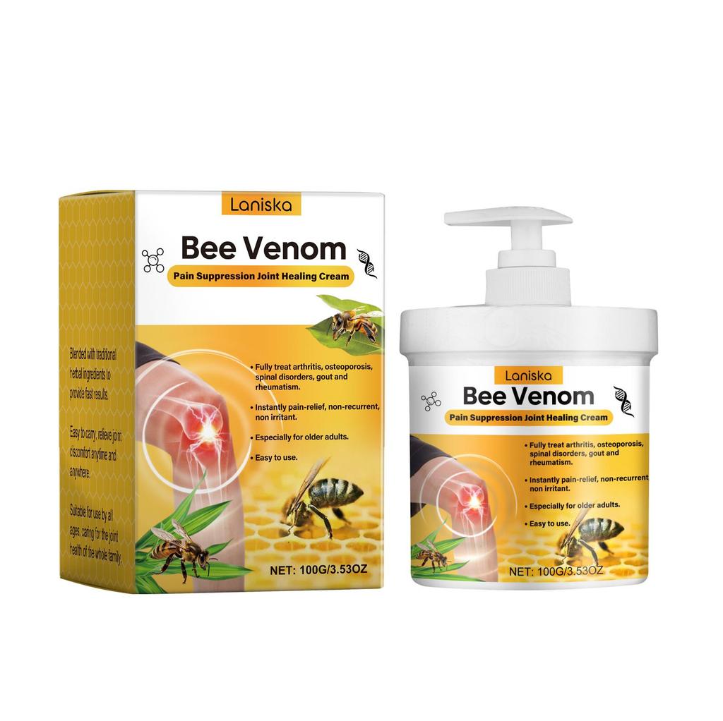 100g Bee Venom Joint Care Cream Relieve Back Wrist Knee Joint Discomfort Daily Massage Care Cream