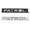  CHUQAZ1 Car 3D ABS Rear Trunk Letters Words Logo Badge Emblem Decals Sticker For Nissan Patrol Y60 Y61 Y62 Y63 Y64 Styling Accessories