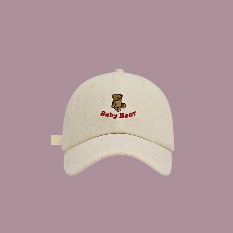 Cute Cartoon Embroidered Baseball Cap With Sun Protection For Women And Men