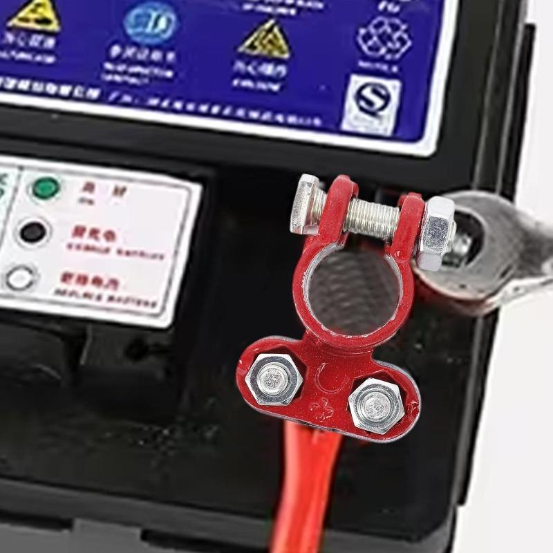 2Pcs Car Battery Terminal Connectors Car Battery Terminal Positive Negative Battery Connectors for RV Accessories Automotive