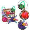 Seagrass Foraging Toy Wood Natural Rope Forage Chew Toys Hanging for Conures