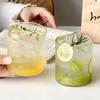 6PCS Vertical Pattern Cup Creative Japanese Glass Wine Juice Drink Coffee Handmade Clear Drinkware Shot Glasses Whiskey