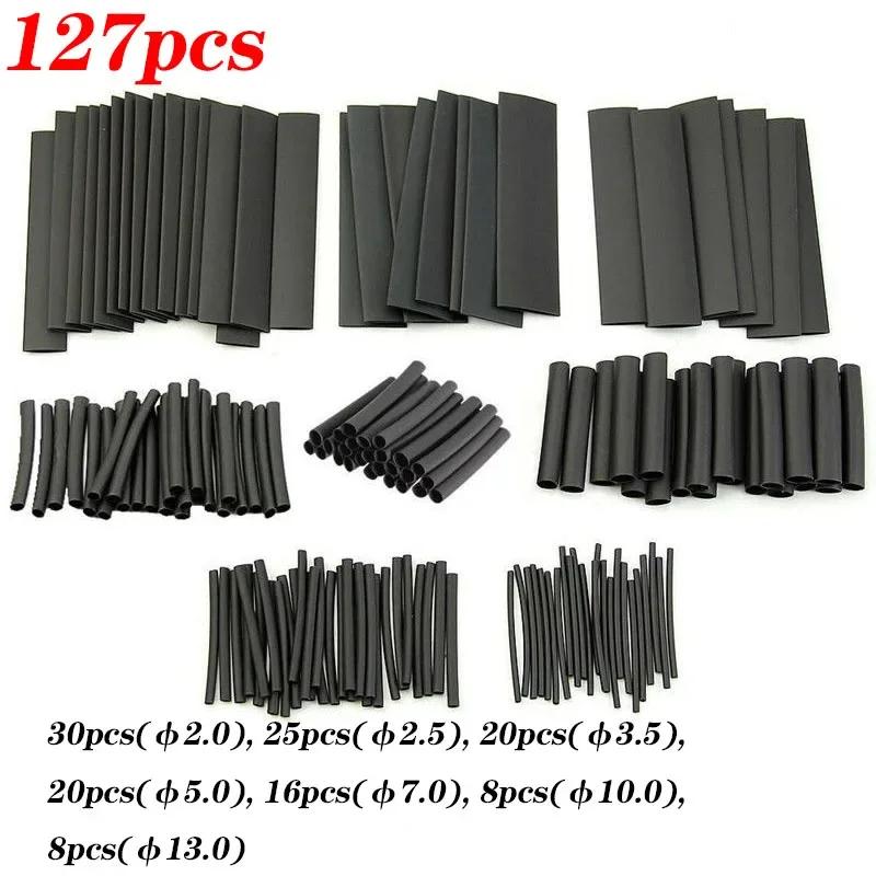 Heat-shrink Tubing Thermoresistant Tube Heat Shrink Wrapping Kit Electrical Connection Wire Cable Insulation Sleeved Protecter