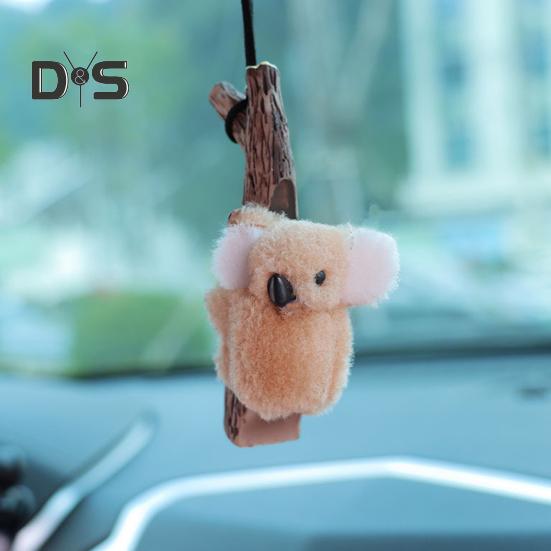 Zawieszka samochodowa Koala Żółw Panda Przytula Pniak Wisiorek Lusterko wsteczne Wystrój otworu wentylacyjnego Słodkie akcesoria do wnętrza samochodu