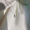 Zhongying Exquisite Teardrop Zircon Clavicle Necklace - Women's High-end Design Choker