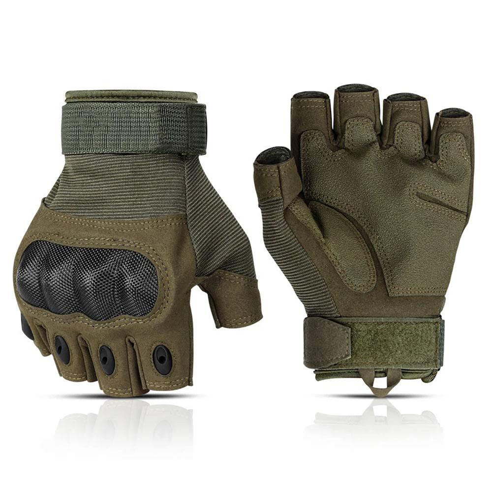 

Tactical Men Full Finger Gloves Hard Knuckle Touch Screen Non-slip Wear-resistant Gloves for Outdoor Airsoft Hunting Hiking M