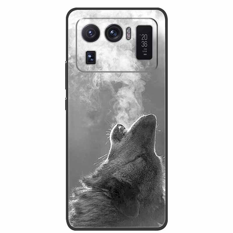 For Xiaomi Mi 11 Ultra Case 6.81 Shockproof Soft silicone TPU Back Cover Cases For Xiaomi11 Ultra Phone fundas Mi11 Ultra Cute