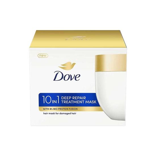 DOVE 10 i 1 Dyp Reparerende Hårkur, 300 Milliliter | Blomsterduft, For Alle Hårtyper
