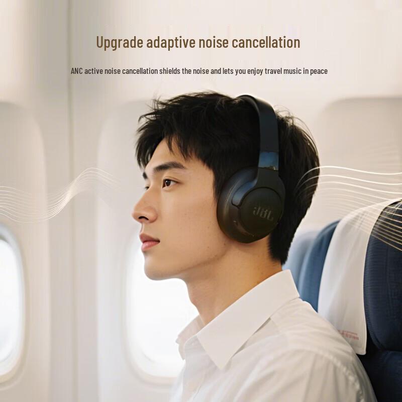 JBL TUNE 770NC Wireless Over-Ear Noise-Cancelling Headphones