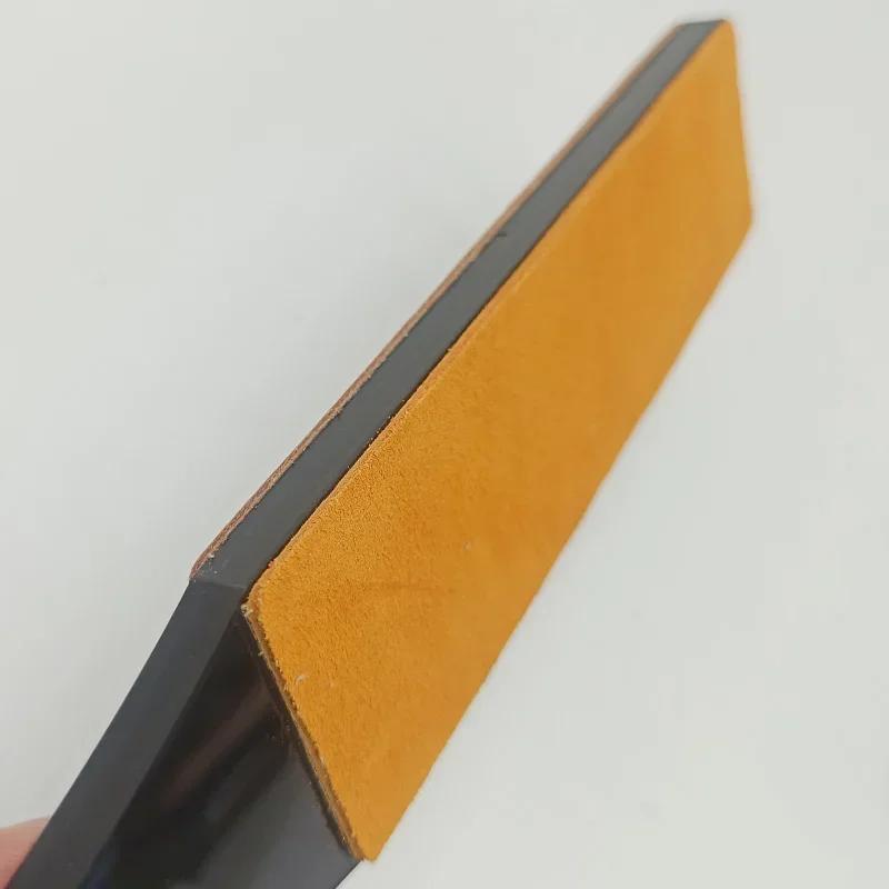 NEWGenuine Leather Straight Razor Folding Knife Sharpening Shave Sharpener Sharpening Belt Polishing Leather and Polishing Paste