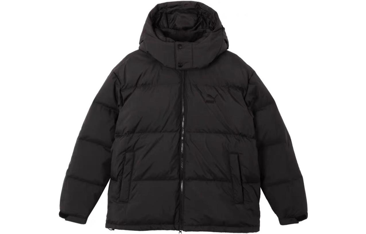 PUMA Down Jackets Unisex Black Hooded Moderate Other 674276-01 XS