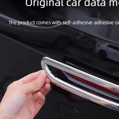 עבור מרצדס בנץ E-Class W214 2024 2025, 2 יחידות מסגרת פנס אחורי לרכב כיסוי דקורטיבי לפנס ערפל אביזרי קישוט חיצוניים