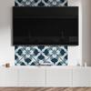 Dekor Ścienny Panel Pcv Ze Wzorem Do Pokoju 120X60 Cm Abstrakcyjny Wzór Geometryczny