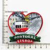 Hand-Painted Resin Magnetic Souvenir Stickers from Portugal