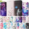 Flip Leather Case For iPhone SE 2022 Cute Cartoon Painted Pattern Wallet Cover for iPhone SE2022 2020 7 8 Plus XR X XS Max Case
