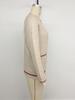 2026 TikTok European Autumn/Winter Retro Color Block Knit Cardigan
