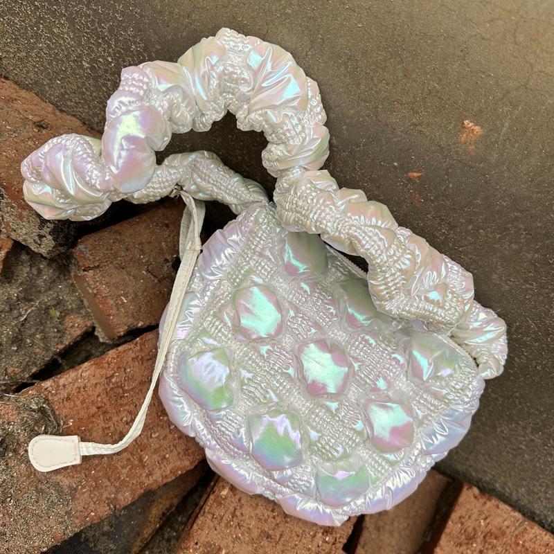 

IELGY Женская сумка Silver Cloud, складная, повседневная, универсальная, для ношения на плече бежевый