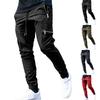 Pantaloni Jogger Cargo Bărbați cu Buzunare Multiple, Pantaloni Sport Casual