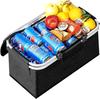 Outdoor Thermal Insulation Basket Aluminum Foil Thickened Picnic Basket Oxford Cloth Folding Picnic Bag Thermal Insulation Ice Pack Camping Storage