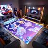 1PC Custom Name Fairy Tale Night Fantasy Theme Floor Mat Ideal for Living Room, Game Rooms, Office, Bedroom,Floor Mat Playful Design