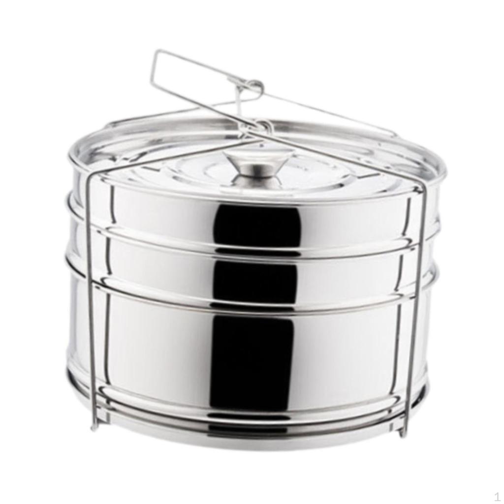 Stainless Steel Lunch Box Set for Outdoor Dining