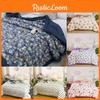 Lotso Flower Print Cotton Fiber Comforter Moisture Wicking Breathable Fabric