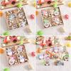 4PCS Easter Wooden Slices Ornament with Twine Elf Wooden Decoration Elf Wooden Hanging Craft for Home Easter Tree Decorations