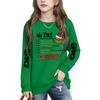 Boys Girls Child Fashion Daily Versatile Casual Crewneck Sweatshirts Daily Long Sleeve Patchwork Top Sweatshirts