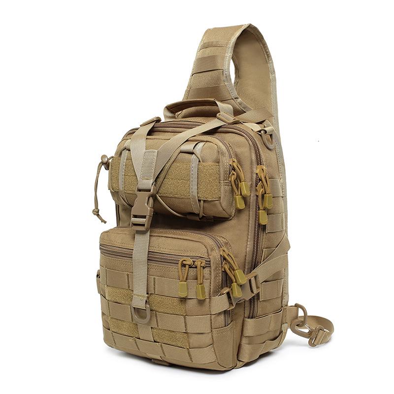 Molle Large Camouflage Tactical Chest Bag, Outdoor Travel Waist Bag for Men & Women, Fashionable Cycling Gear