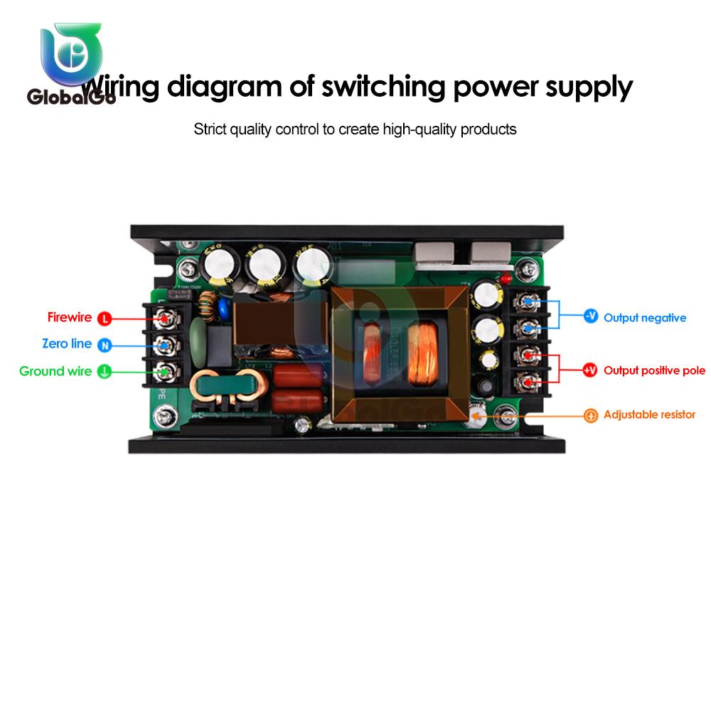 AC 220V 200W Aktive PFC Digitale Verstärker Schaltnetzteil Platine 12V 19V 24V 48V DC Spannungsregler Leistungsmodul